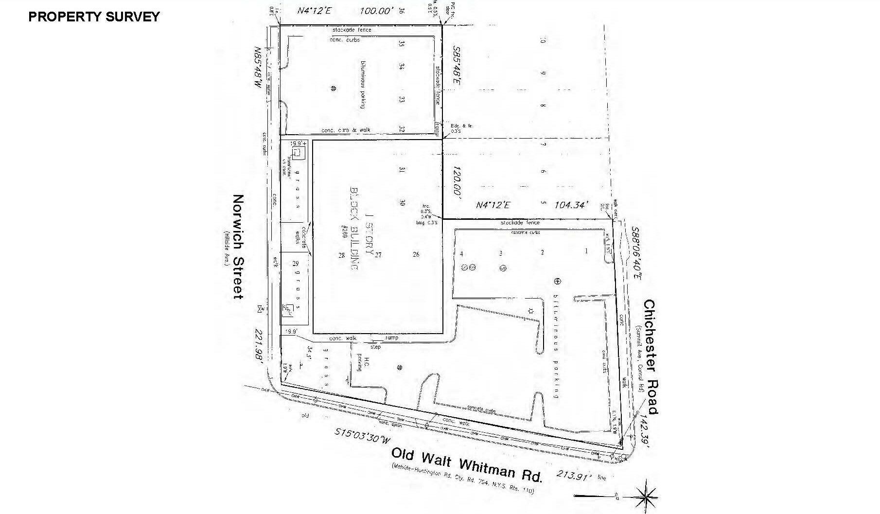 Corner Retail with Parking Across from Walt Whitman Shops Available