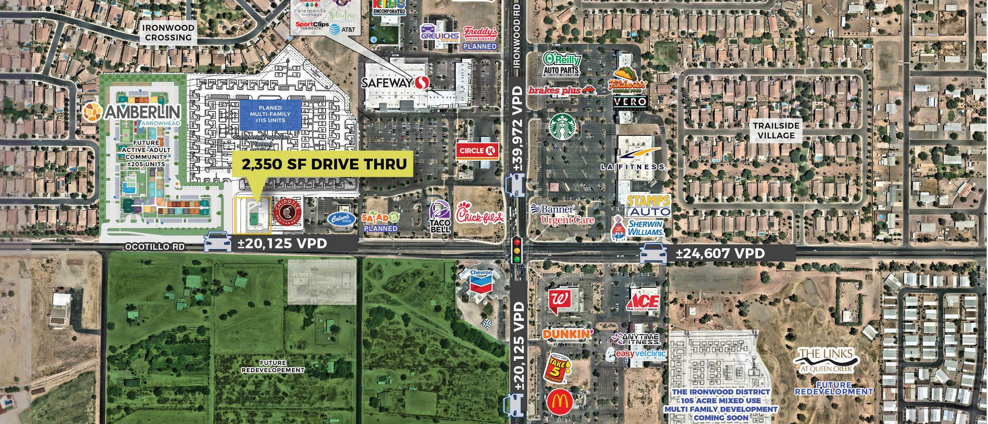 Ironwood Rd & Ocotillo Rd NWC