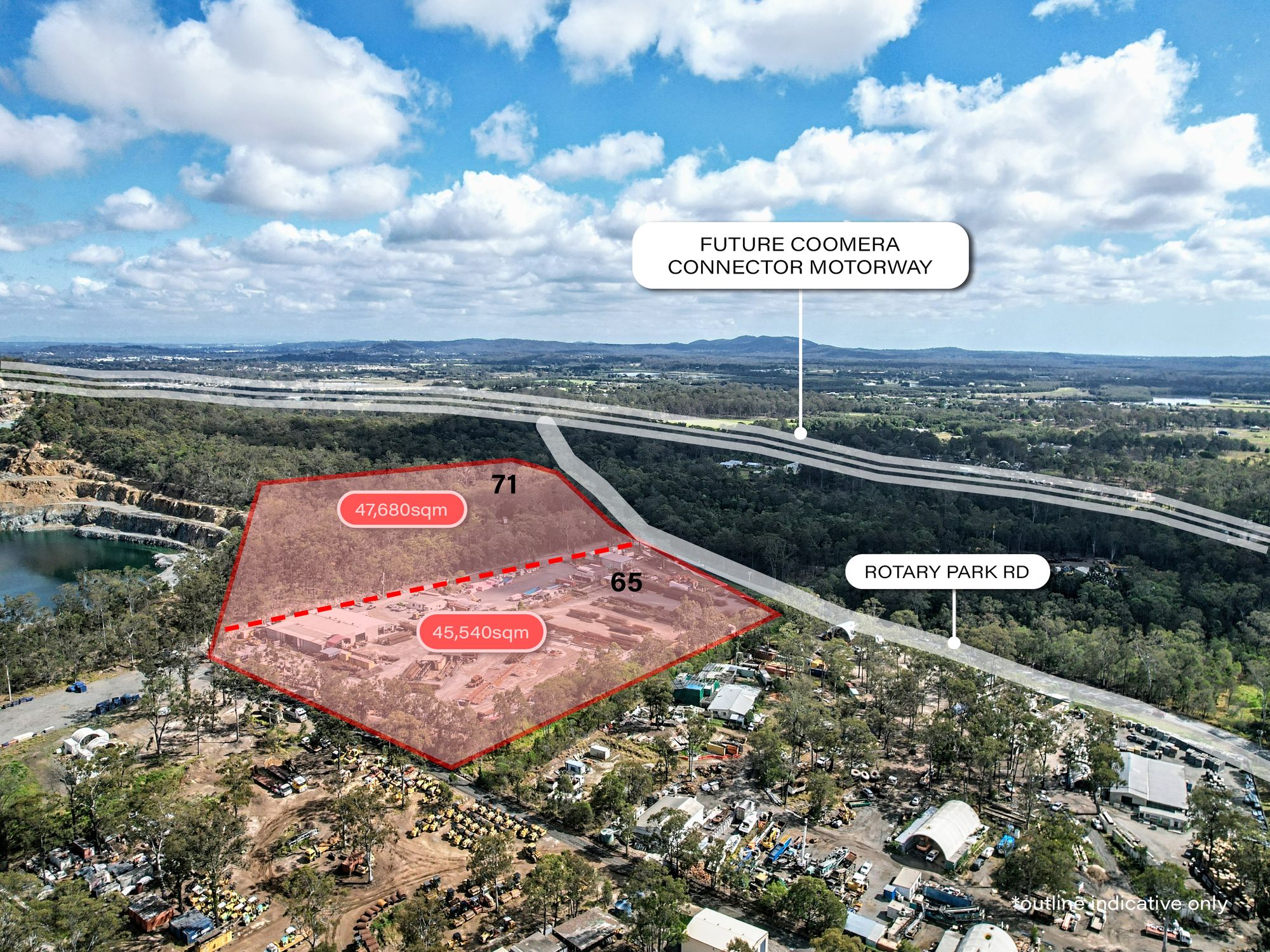 9.3 HA INDUSTRIAL LAND Beside New Freeway Brisbane Southside