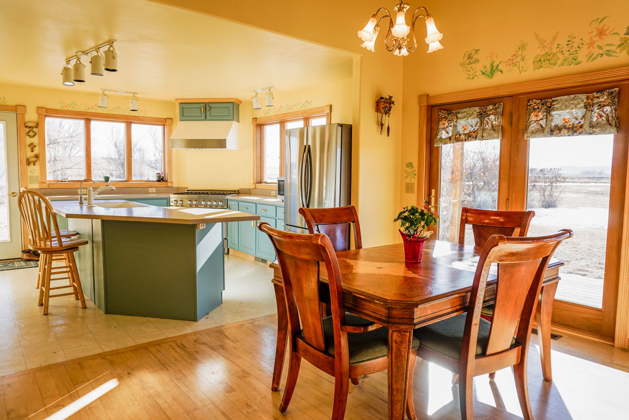 Farm & Orchard With Large, HighEnd Farmhouse