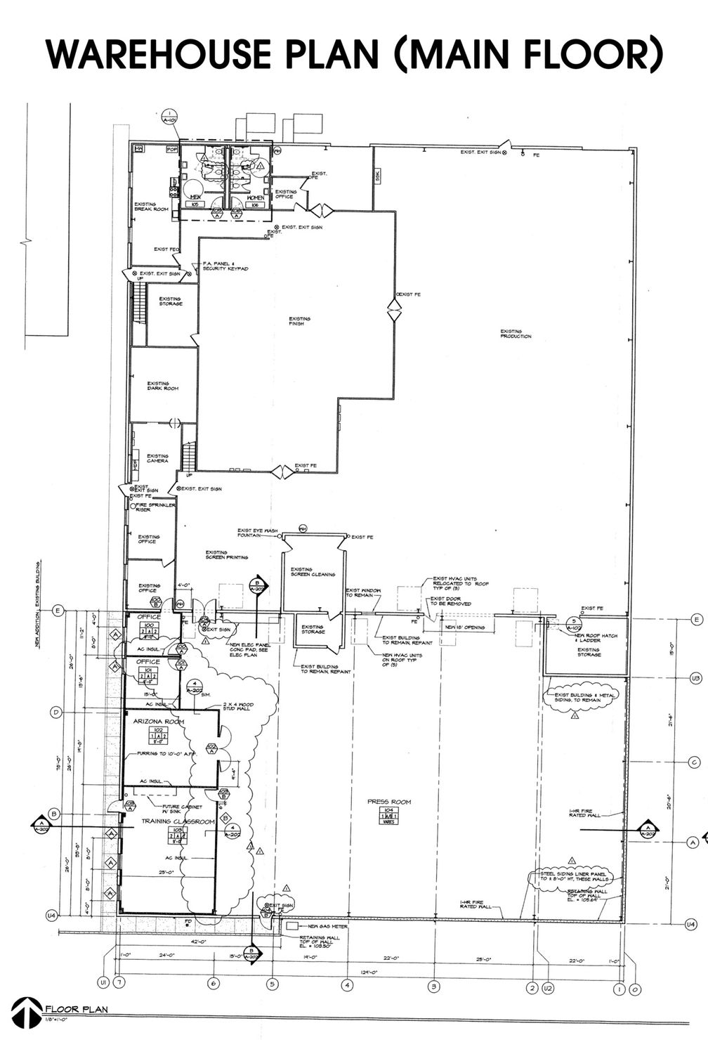 Warehouse Plan (Main Floor)
