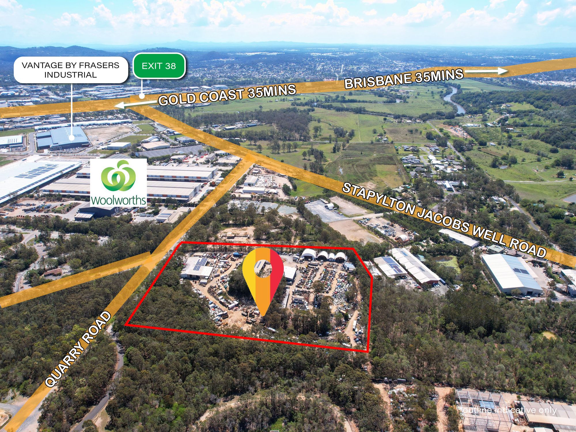 40,470sqm PRIME INDUSTRIAL LAND Fully Serviced Brisbane Southside