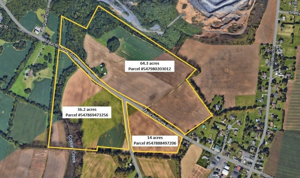 For Sale 114 Acres in North Whitehall Township