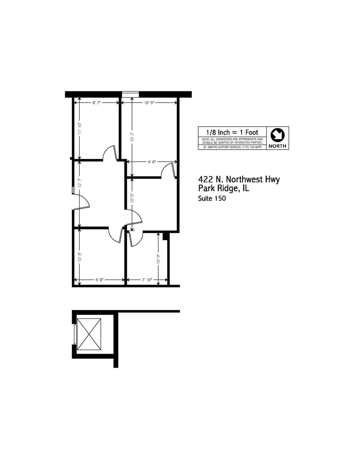 Suite 150 Floor plan