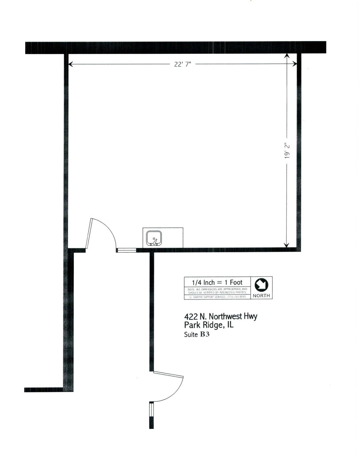 Suite B-3 Floor Plan