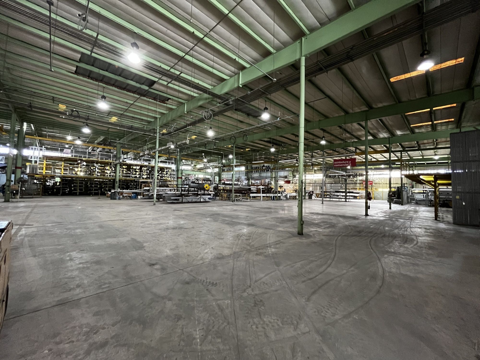 Inside the warehouse