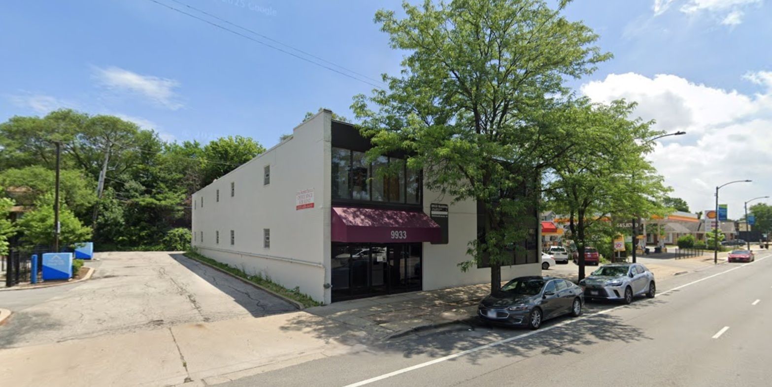 Exterior Building Front Facing Western Ave