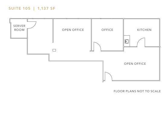 Floor plan - Suite 105