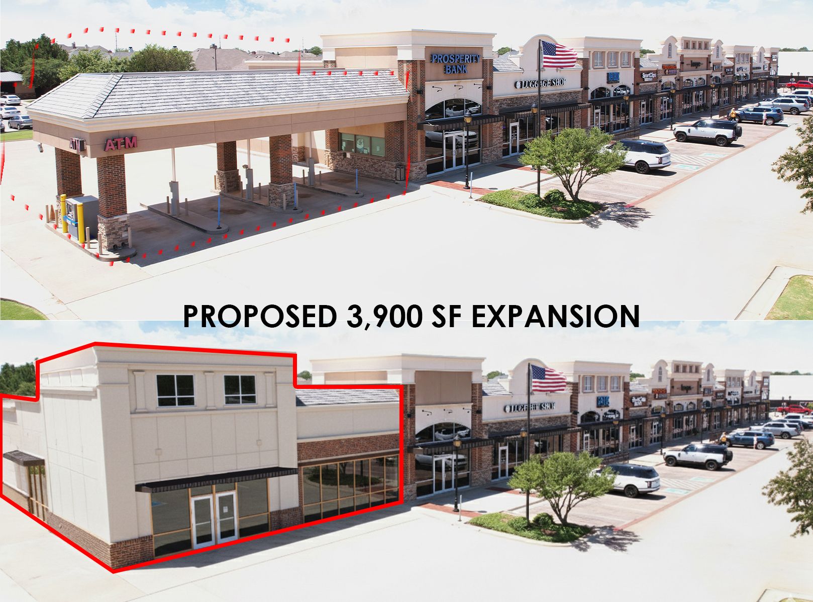 New build-out of 3,900 SF endcap