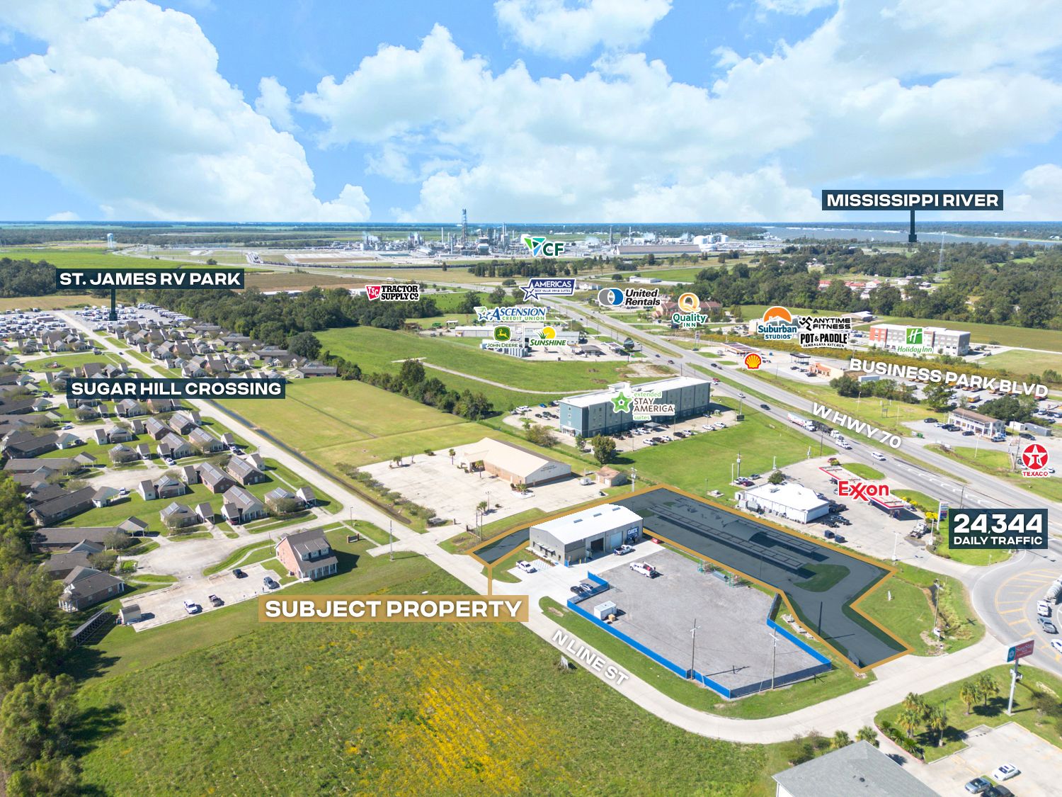 10128 N Line St, Saint James, LA 70086