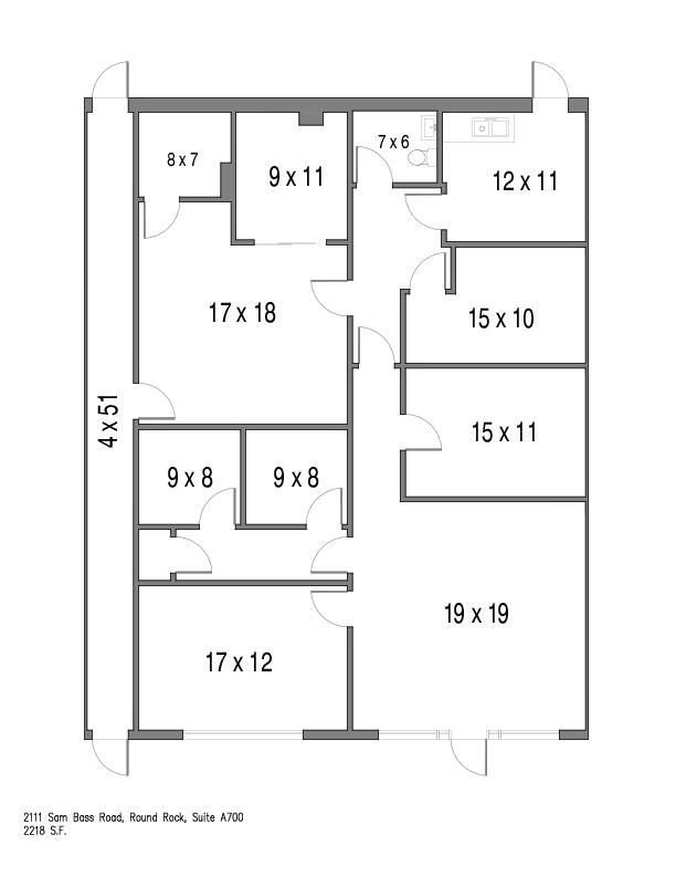 Retail for lease at 2111 Sam Bass Rd, Round Rock, TX, 78681 — photo 12